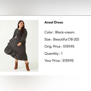 Arula (ALTAR’D STATE plus size brand) - Midi Dress - Size B (18/20)